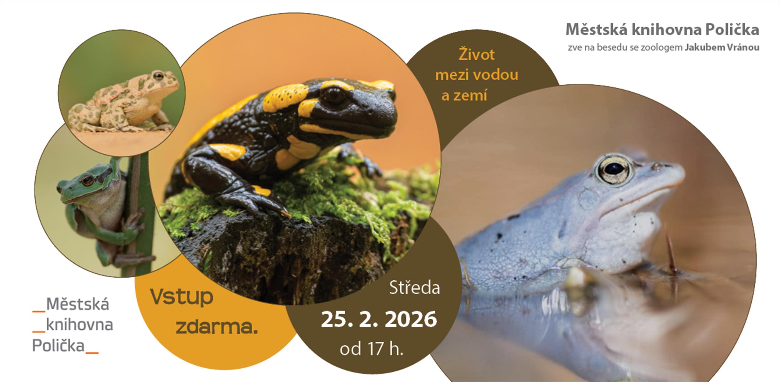 Naši obojživelníci – pozvánka na besedu