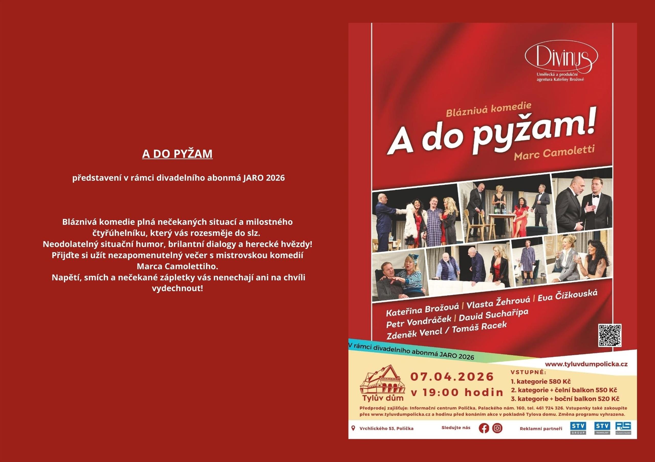 A do pyžam - divadelní představení