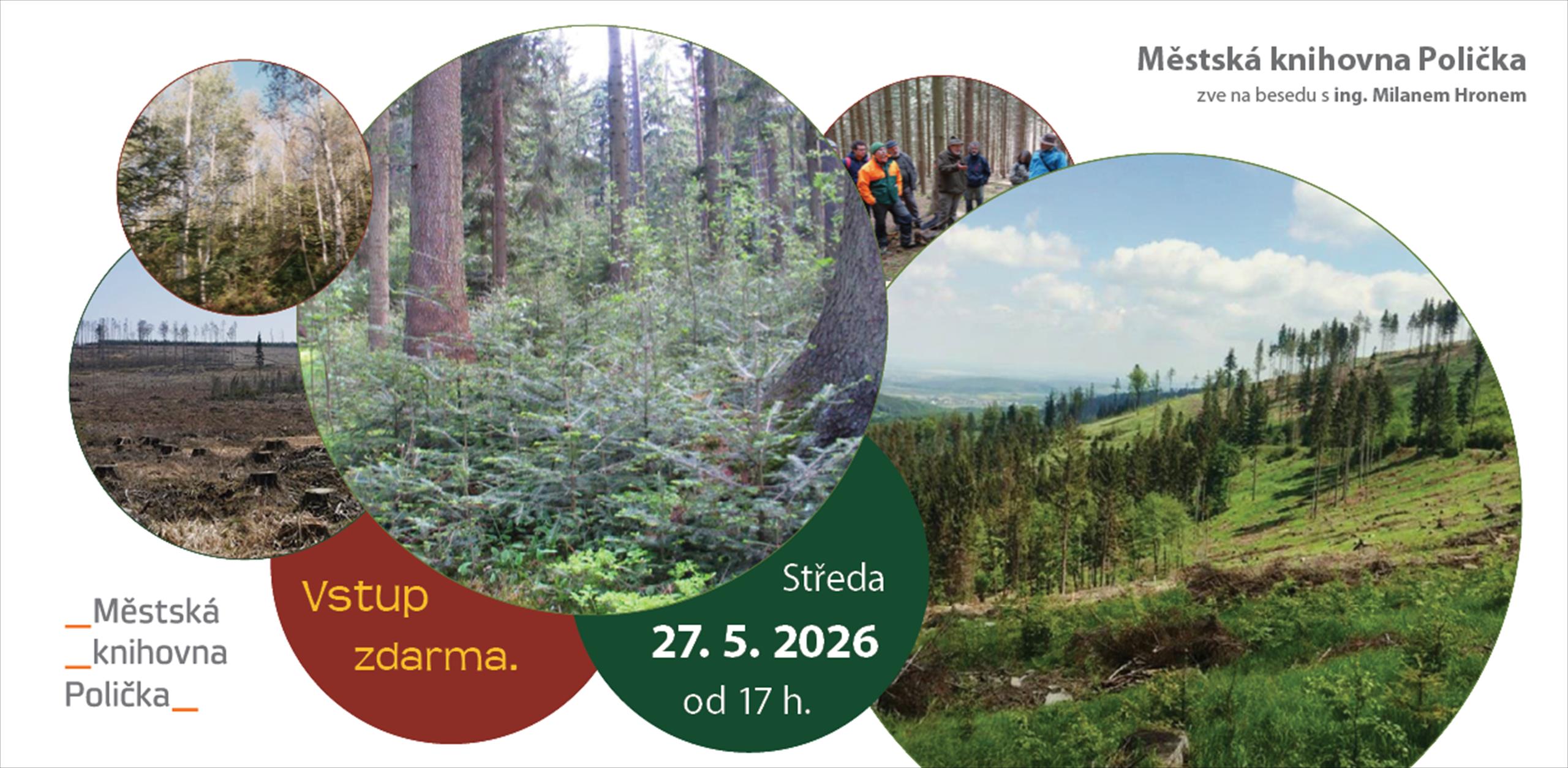 Pozvánka na přednášku Lesy na Poličsku