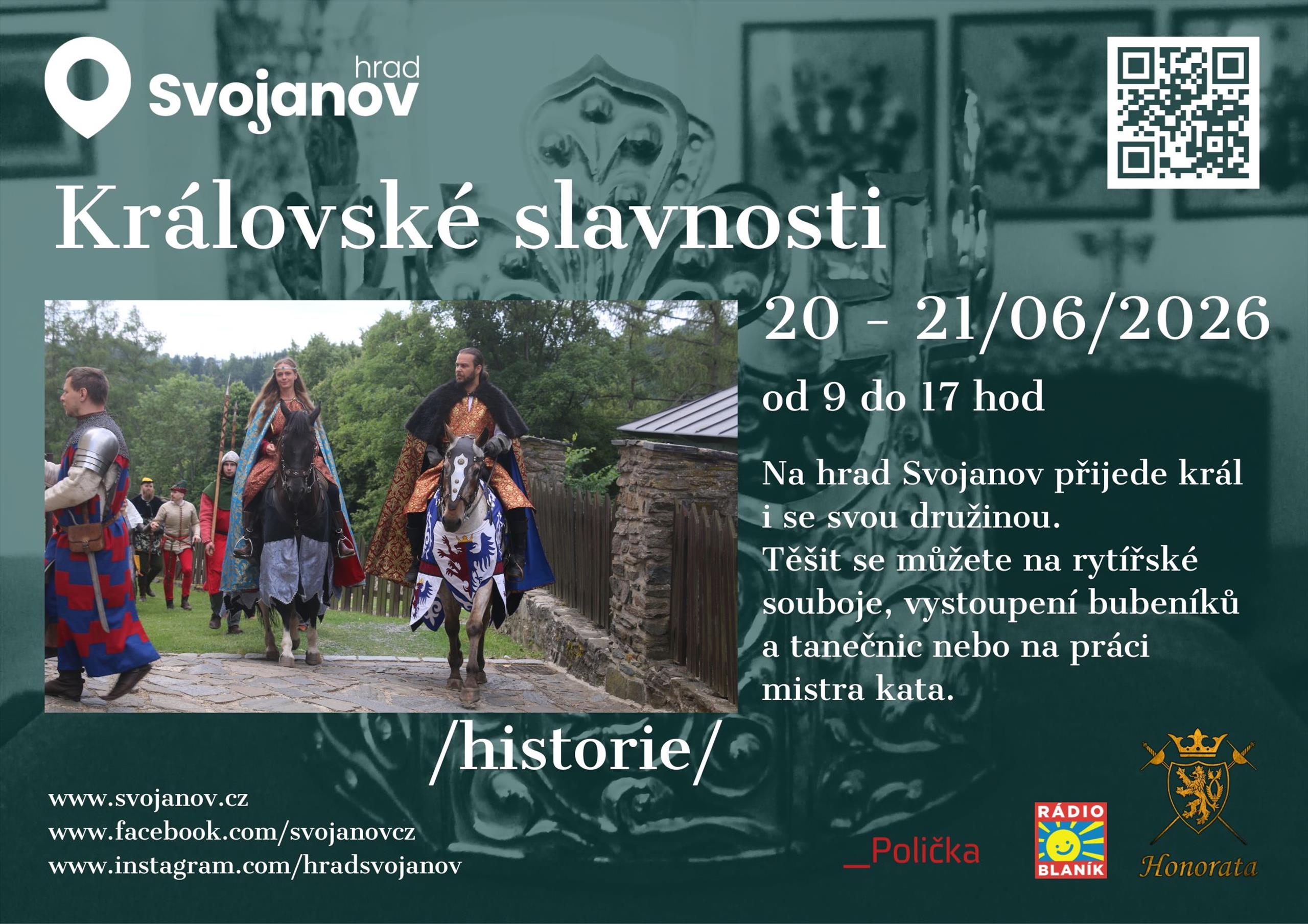 Královské slavnosti na hradě Svojanově